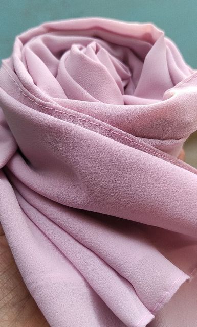 blush pink Georgette hijab