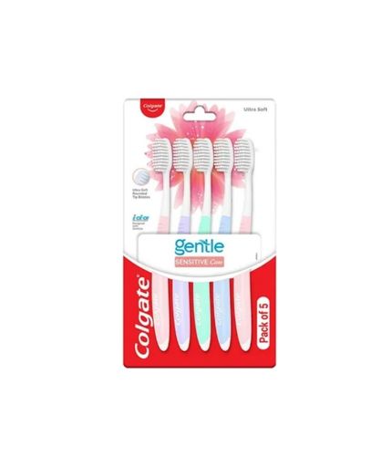COLGATE GENTIE SENSITIVE CARE TOOTHBRUSH - PACK OF 5