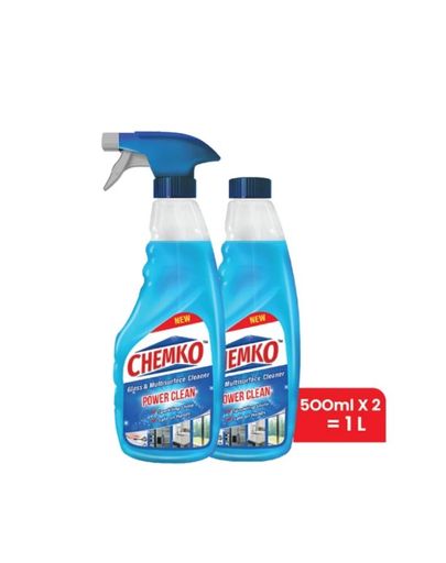 CHEMKO GLASS  CLEANER - 500 ml ( buy 1 get 1 free )