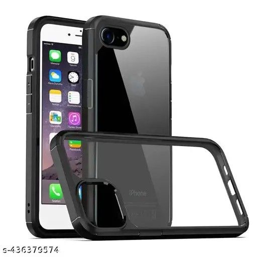Black Border Transparent Case for iphone 6 plus