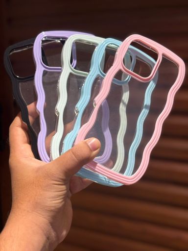Wave Grip Clear Case For iPhone's