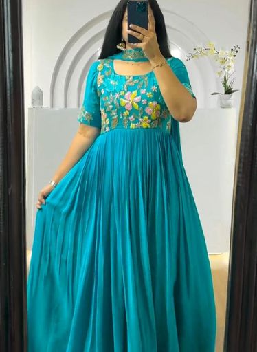 Thread work gown | Code 1419 dff