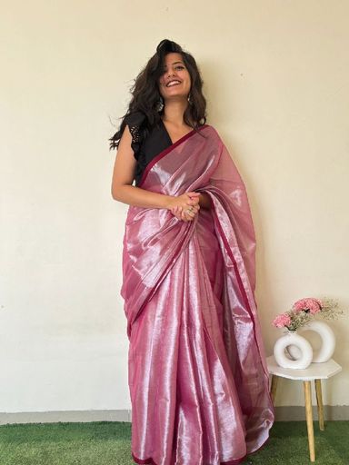 Beautiful cotton tissue saree | Code B1501 ktt