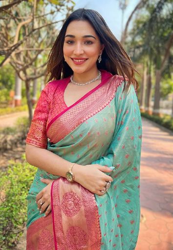 Kanchipuram pattu traditional saree | Code C501 rdd