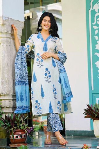Beautiful flower print kurti set | Code C554 jkw