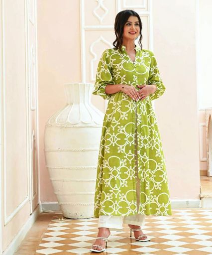 Cotton A-line coord set | Code C572 jkw