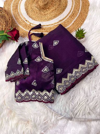 Pure soft zimmy choo silk saree | Code C641 rdd
