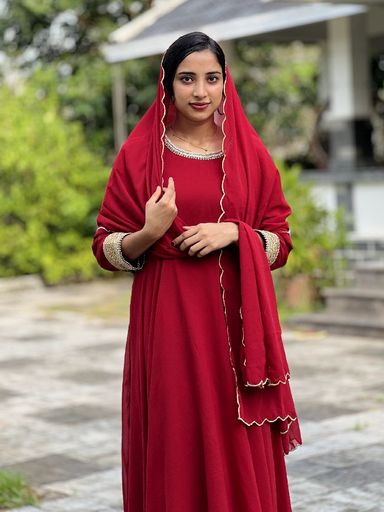 Up & down cut Anarkali set | Code C724 