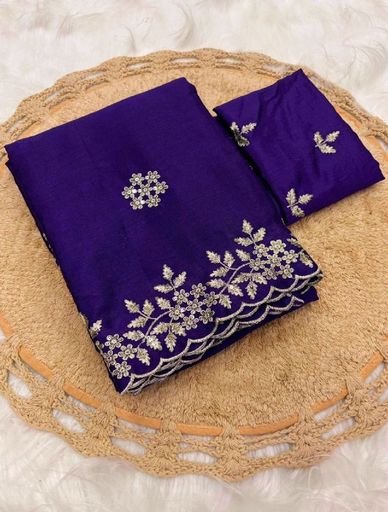 Pure Chinnon Sequence saree | Code C1008 rdd