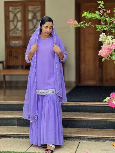 BEAUTIFUL SIMBLE SHARSRA SET | Code D280