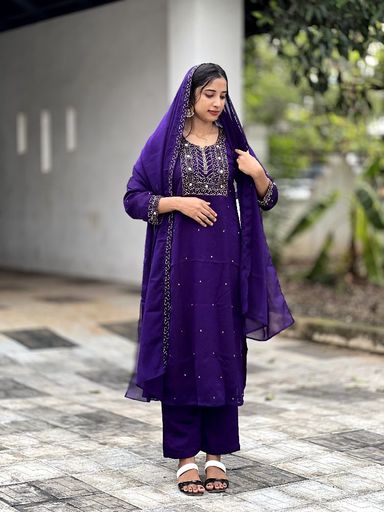 HEVY PARTY WEAR SALWAR SET | Code D281