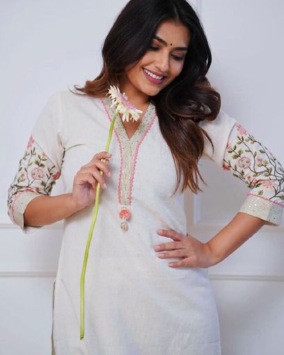 cotton office wear kurti set | Code D256 khh