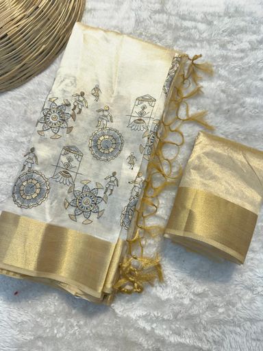Trending Soft Tussar Silk* sarees | Code AS110 rdd