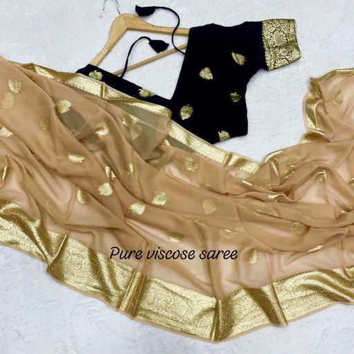 Viscose Georgette Saree | Code AS151 rdd