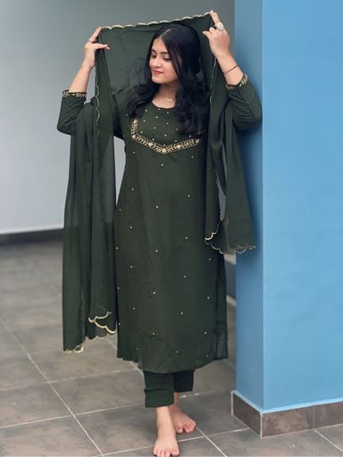SEMI PARTYWEAR SALWAR SET | Code SP102