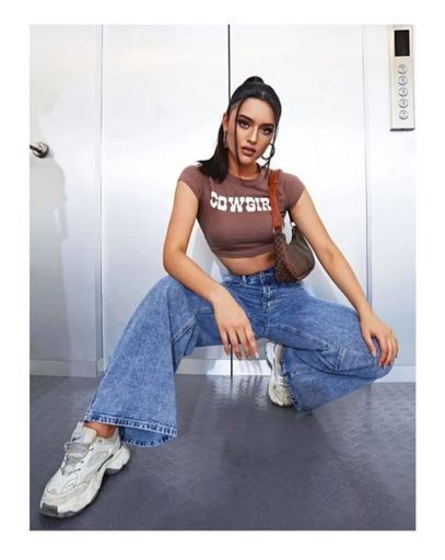 Wide leg Denim | Code AS106