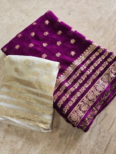Viscose Georgette Saree | Code AS180 pjj
