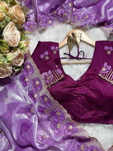 Pure soft zimmy choo chiffon saree | Code AS280 gtt