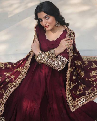 Heavy Faux Georgette gown | Code G145 ryy