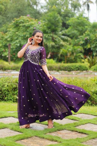 PREMIUM DESIGNER READYMADE GOWN | Code G148 rdd