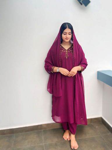SEMI PARTYWEAR SALWAR SET | Code DK165 