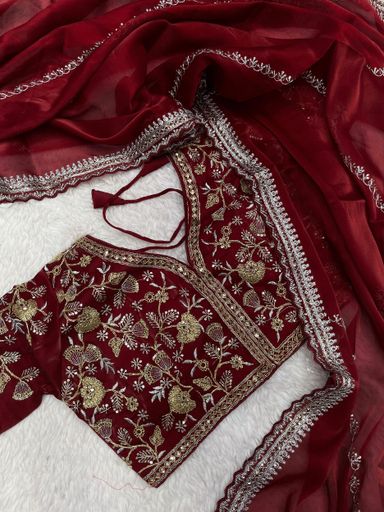 Pure Zimmy Choo Satin Saree | Code AS321 pjj