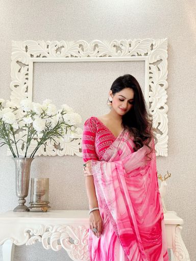 Pure soft Rangoli silk saree | Code AS344 gtt
