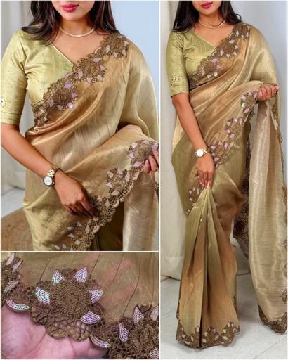 perfect  partywear saree with an elegant touch | Code AS380 tgg