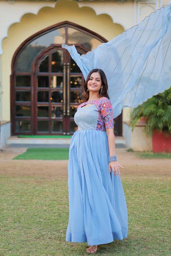 PREMIUM DESIGNER READYMADE GOWN | Code G161 mnn