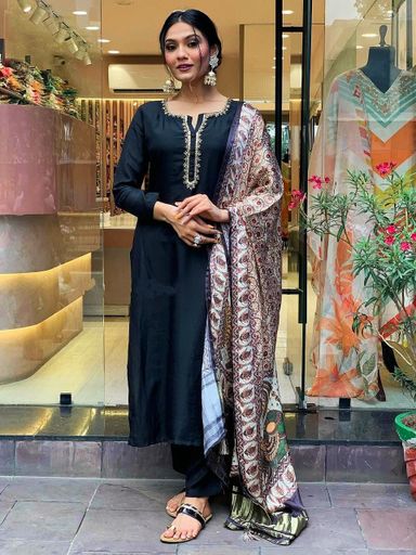 Beautiful Suit With Pent and dupatta set | Code DK199 jkw2