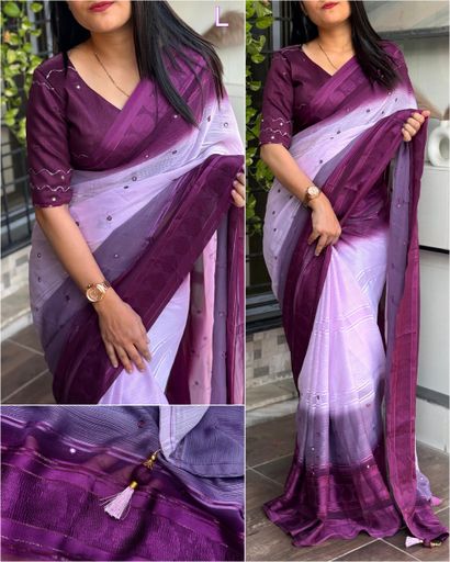 Georgette saree | Code AS384 rdd