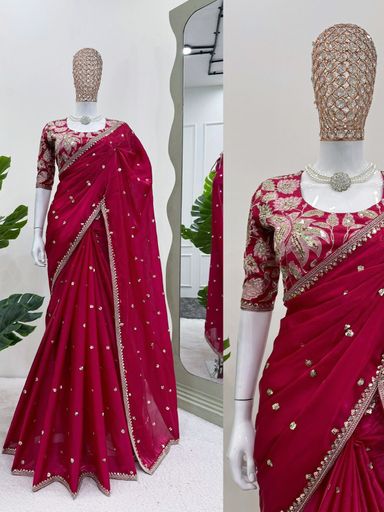 Jimmy Chu
 saree | Code AS387 mnn