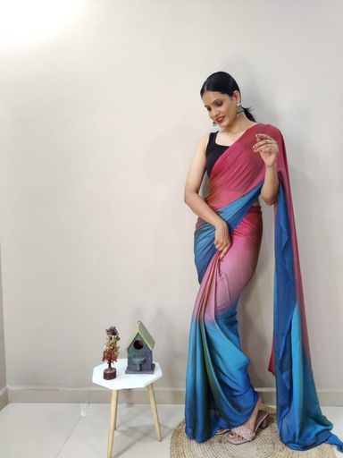 READY TO WEAR 1 MIN SAREE | Code AS398 ktt
