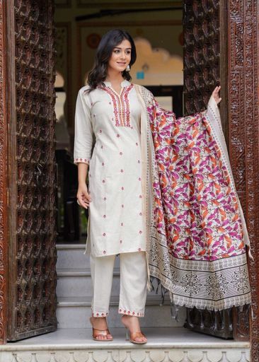 Premium beautiful Cotton flex kurti set | Code K227 stt