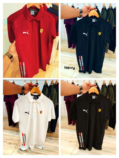 PUMA FERRARI 4 tshirts  combo set | Code T105 sgg