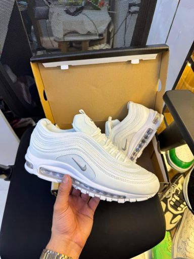 NIKE AIRMAX 97 TRIPLE WHITE | Code S209 idd