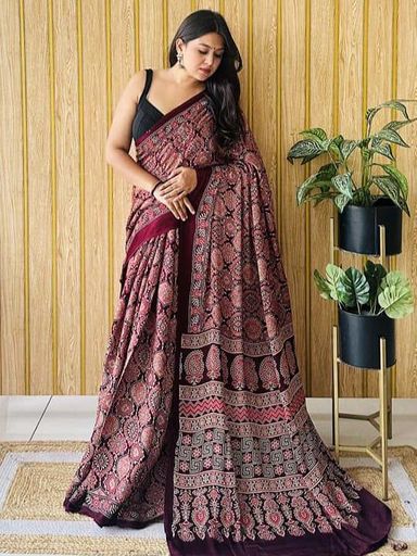 Lagdi pure  Gajji Soft  Silk saree | Code AS418 rdd
