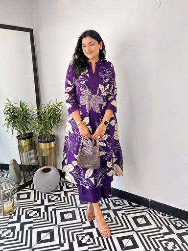 Beautiful Pure Cotton Kurta set | Code K297 stt