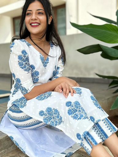 Beautiful KURTI PANT SET | Code KD124 stt