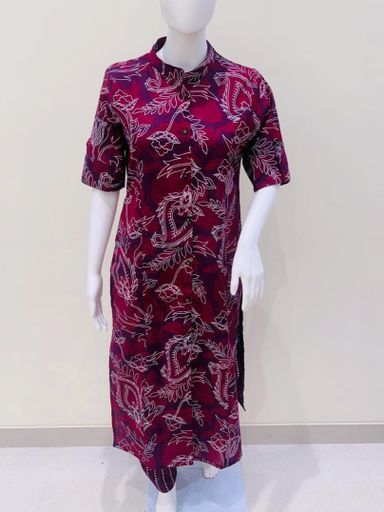 Premium Floral Fine cotton kurti Palazza set | Code KD127 stt