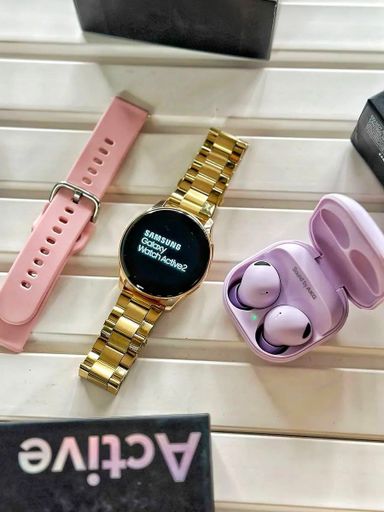 SAMSUNG ACTIVE 2 METAL+ SILICON & Samsung Buds 2 Pro Combo | Code M108 qb