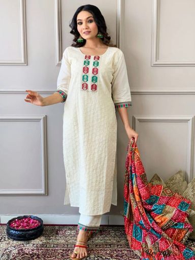 chikankari kurta set | Code K331 stt