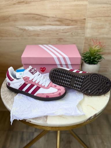 Girls ADIDAS ORIGINALS SAMBA PLAYCOMME HEART | Code S304 kss