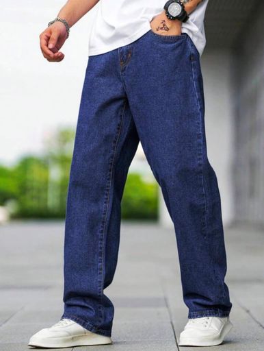 Dark Blue Baggy Denim | Code MJ102 ka