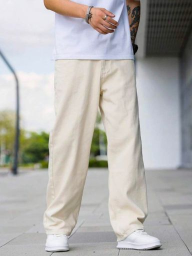 Cream Baggy Denim | Code MJ103 KA