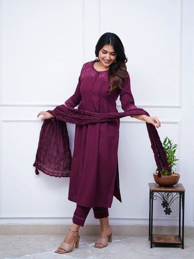 Cotton kurti set | Code K338 stt