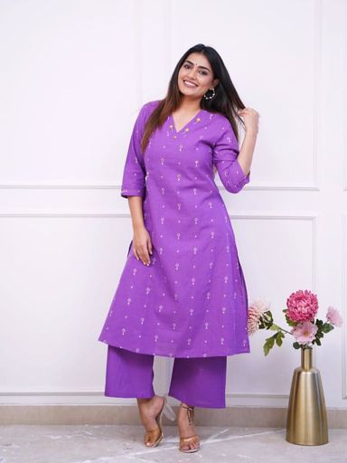 Kurta plazo sets with beautiful neck work | Code KD148 stt