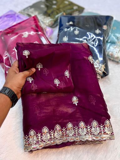 Beautiful Jimmi Choo saree | Code AS527 pj