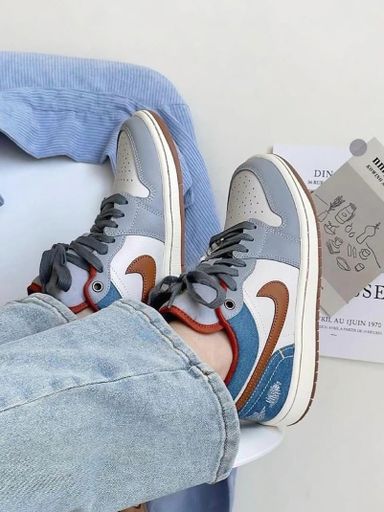 AIR JORDANS RETRO 1 CUT PHANTOM DENIM | Code S338 ks