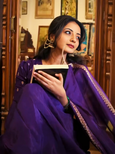 Pure viscose Chinnon saree | Code AS538 pj